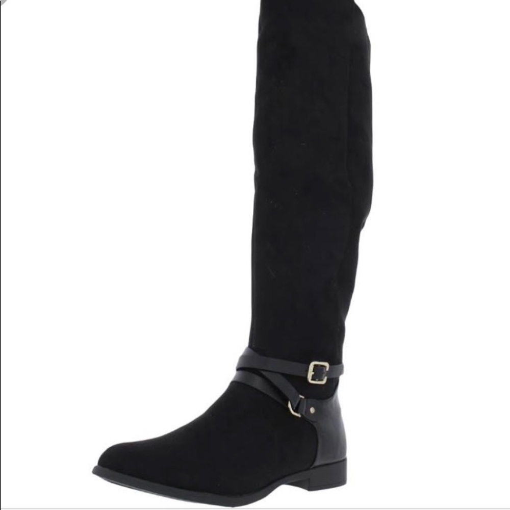 Thames Leather Tall Over the Knee Boots